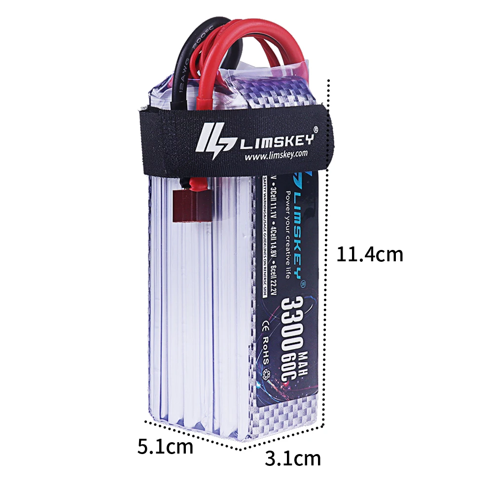 Brand NEW 3300mah 22.2V 60C 6S - Drone Battery 6S recension och pris