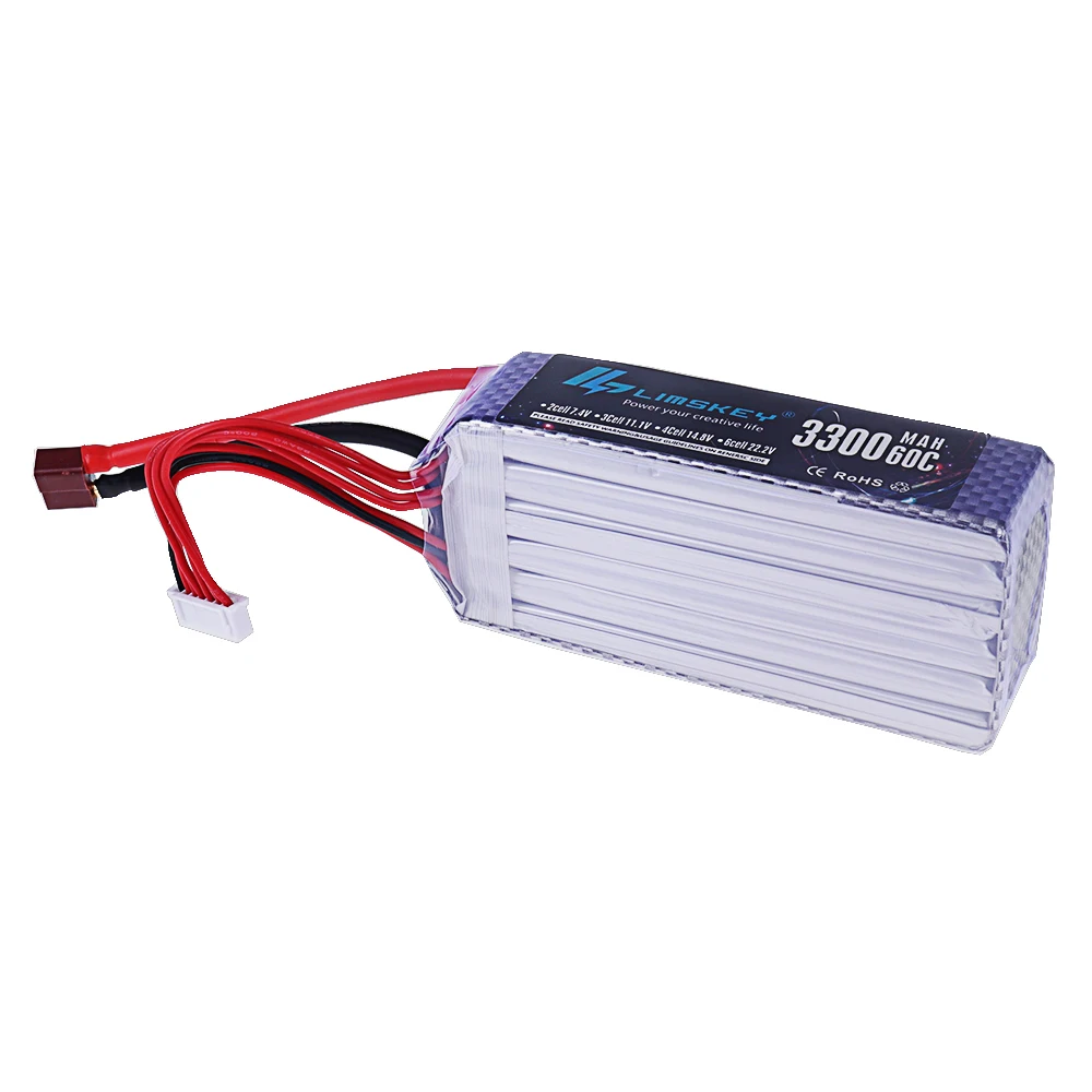 Brand NEW 3300mah 22.2V 60C 6S - Drone Battery 6S recension och pris