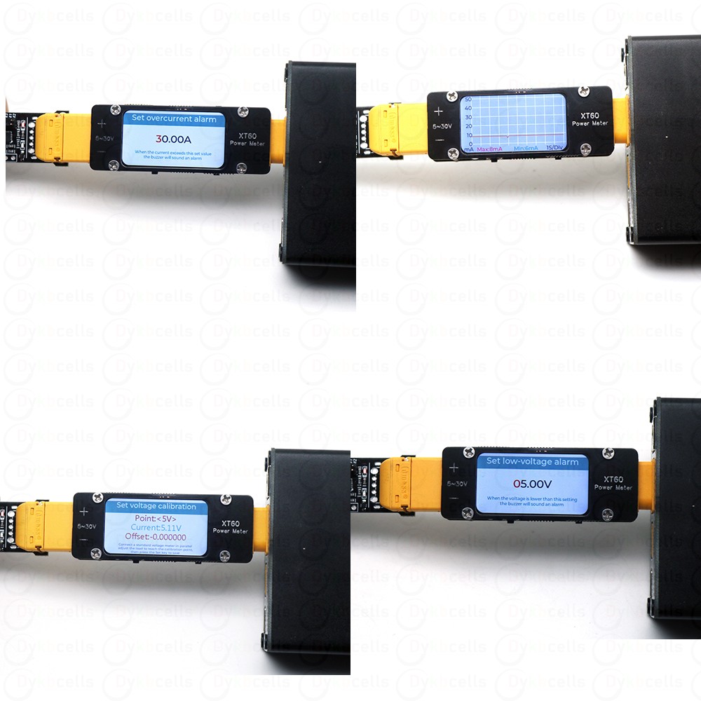 2mA-64A DC XT60 Ammeter Power  - Drone Battery Voltage Checker recension och pris