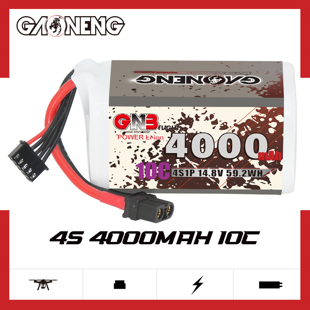 GNB 4000mAh 4S 14.8V 10C 20C W - Drone Battery Plate recension och pris